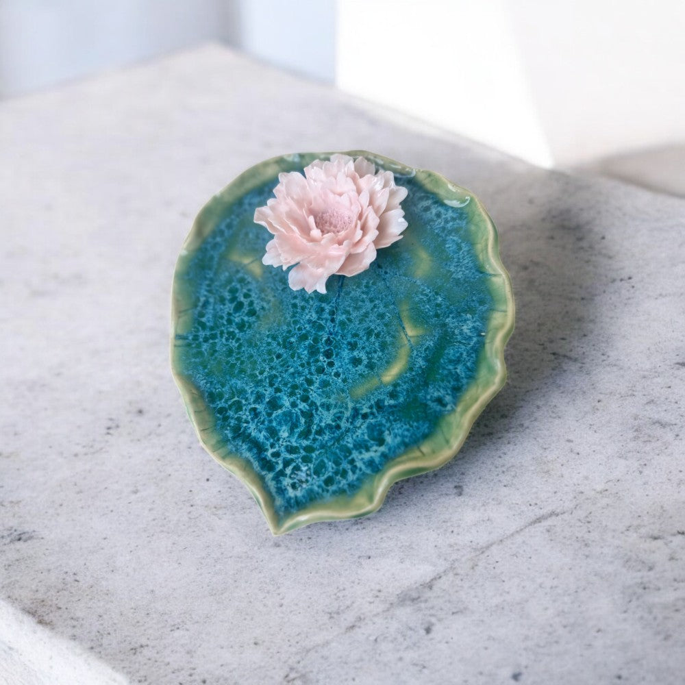 Peony Leaf Plate