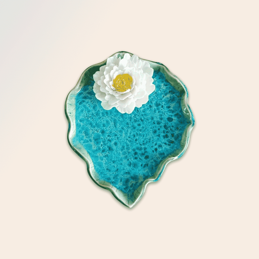 Peony Leaf Plate