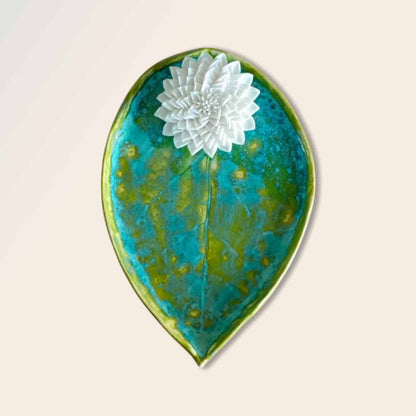 Dahlia Leaf Plate