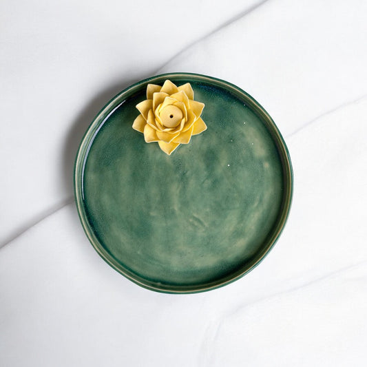 Lotus Flower Pooja Thali