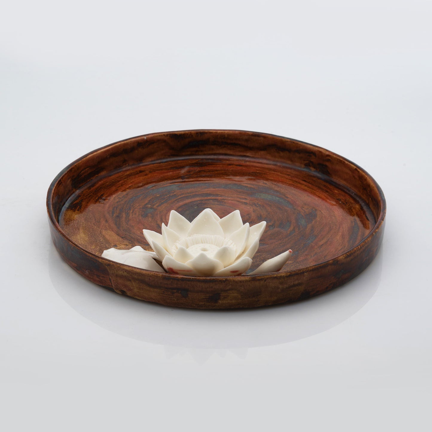 Lotus Flower Pooja Thali