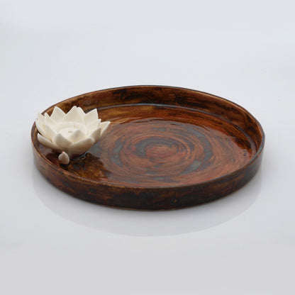 Lotus Flower Pooja Thali