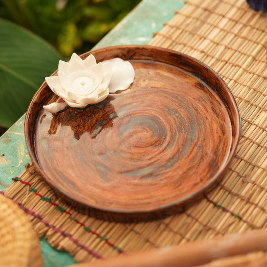 Lotus Flower Pooja Thali