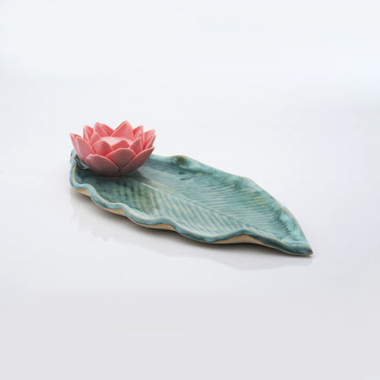 Long Leaf Tea Light Candle Holder