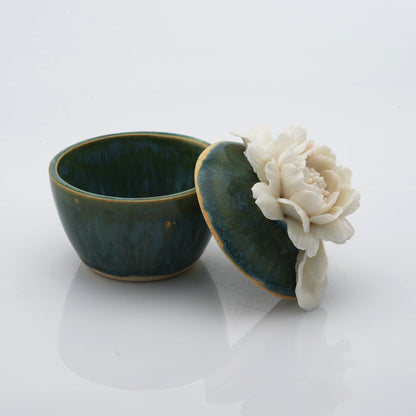 Gardenia Flower Candle Jar