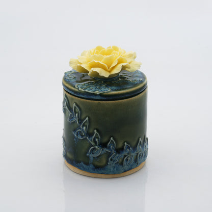 Peony Flower Candle Jar