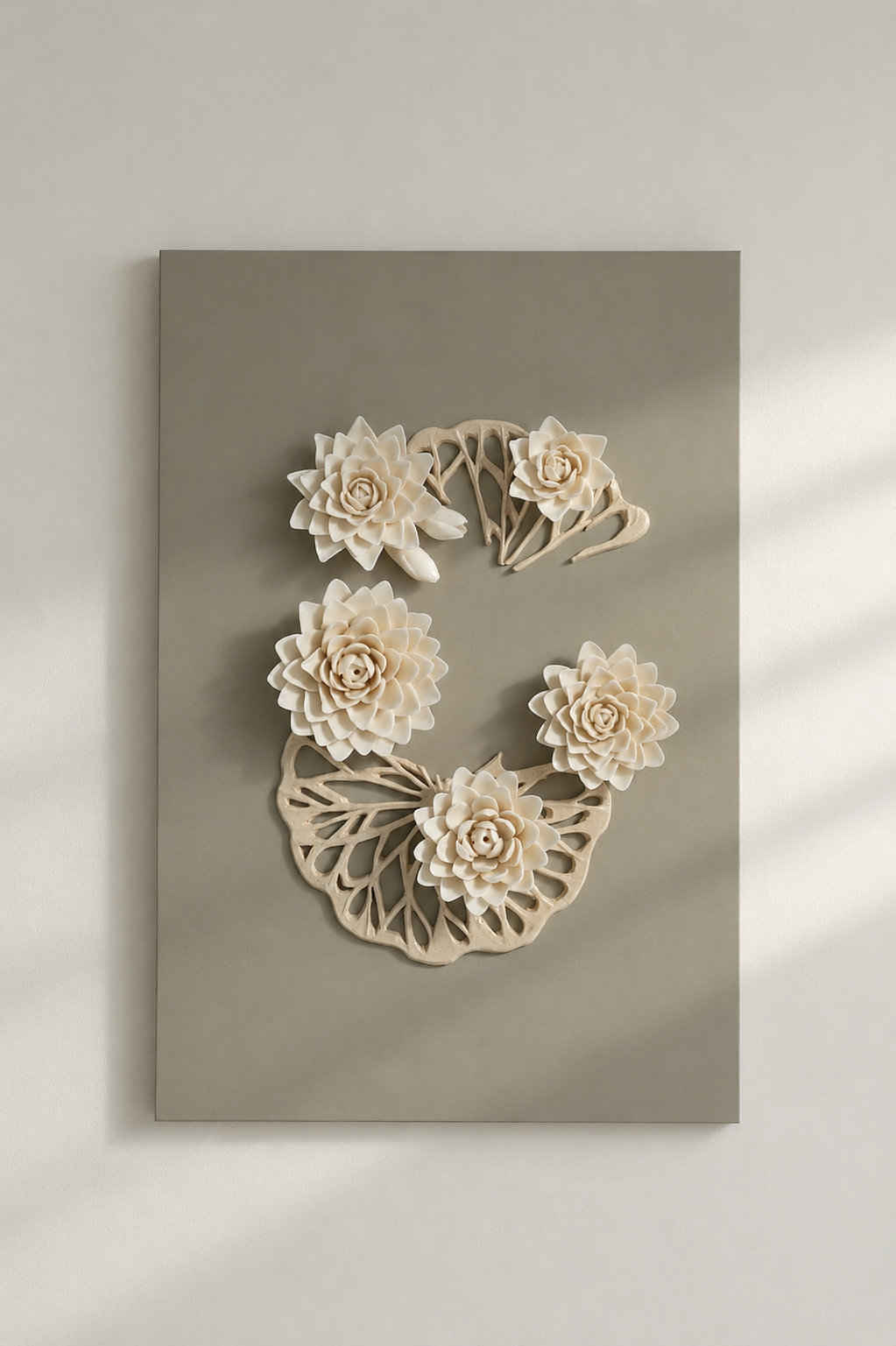 Floral  Wreath Wall Frame