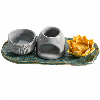 Golden Petal Plate Gift Hamper