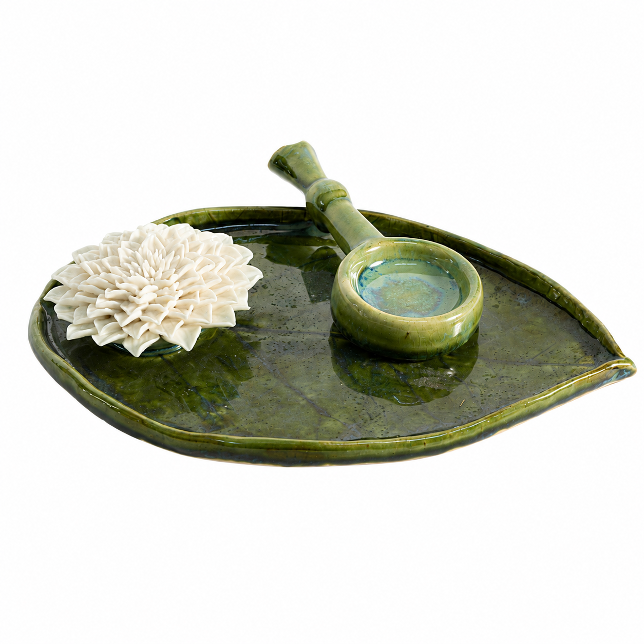 Sculpted Bloom Leaf Plate Gift Hamper