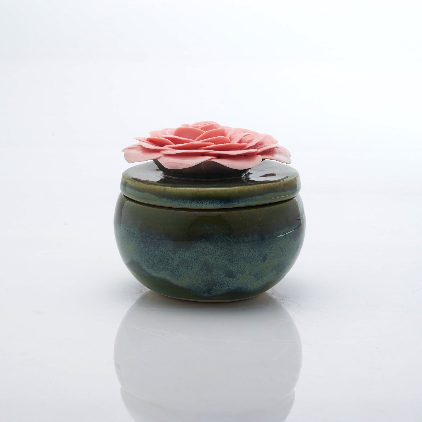Rose Flower Candle Jar