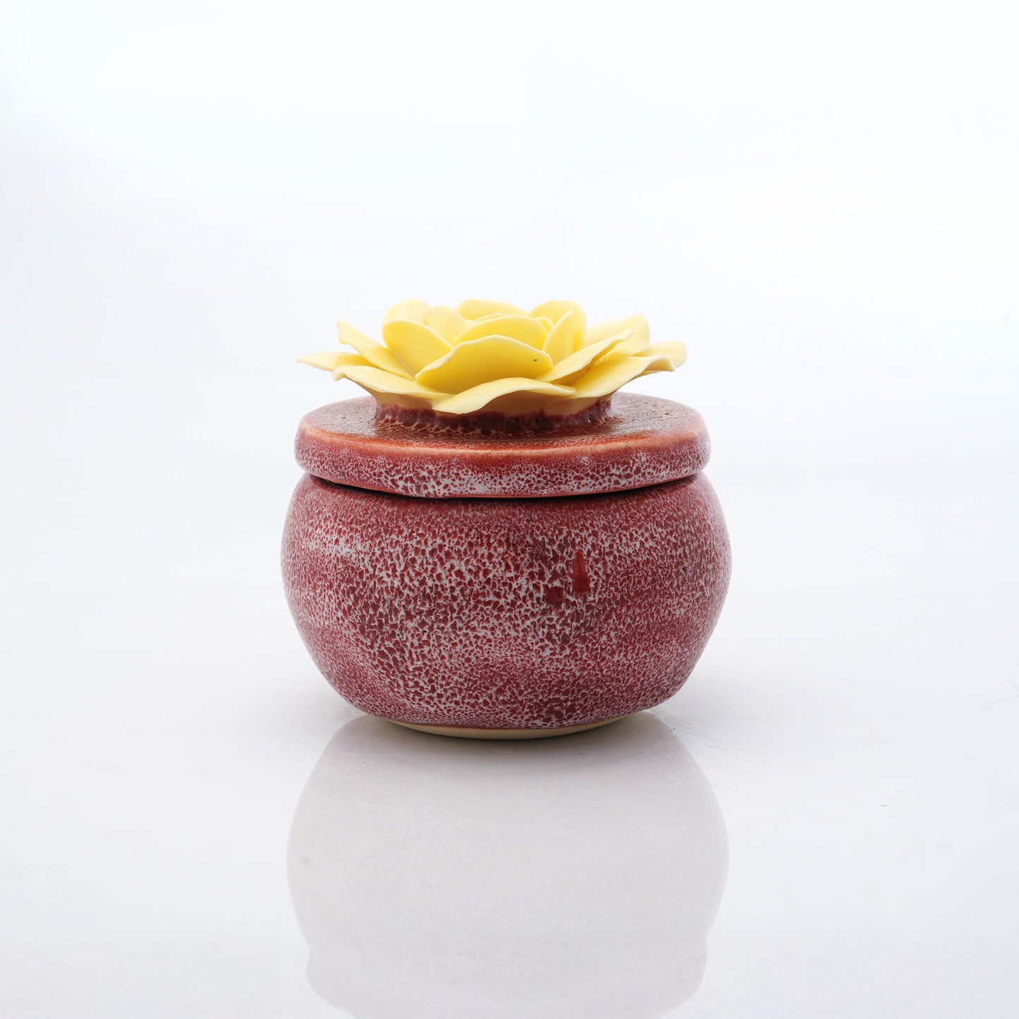 Rose Flower Candle Jar