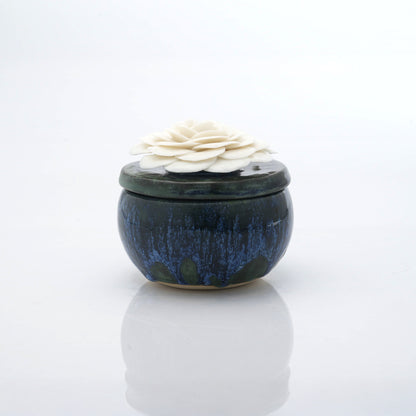 Rose Flower Candle Jar