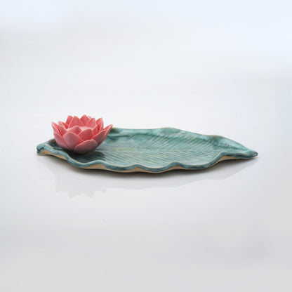 Long Leaf Tea Light Candle Holder