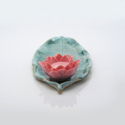 Long Leaf Tea Light Candle Holder