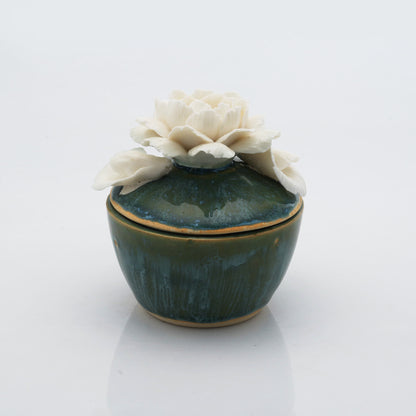Gardenia Flower Candle Jar