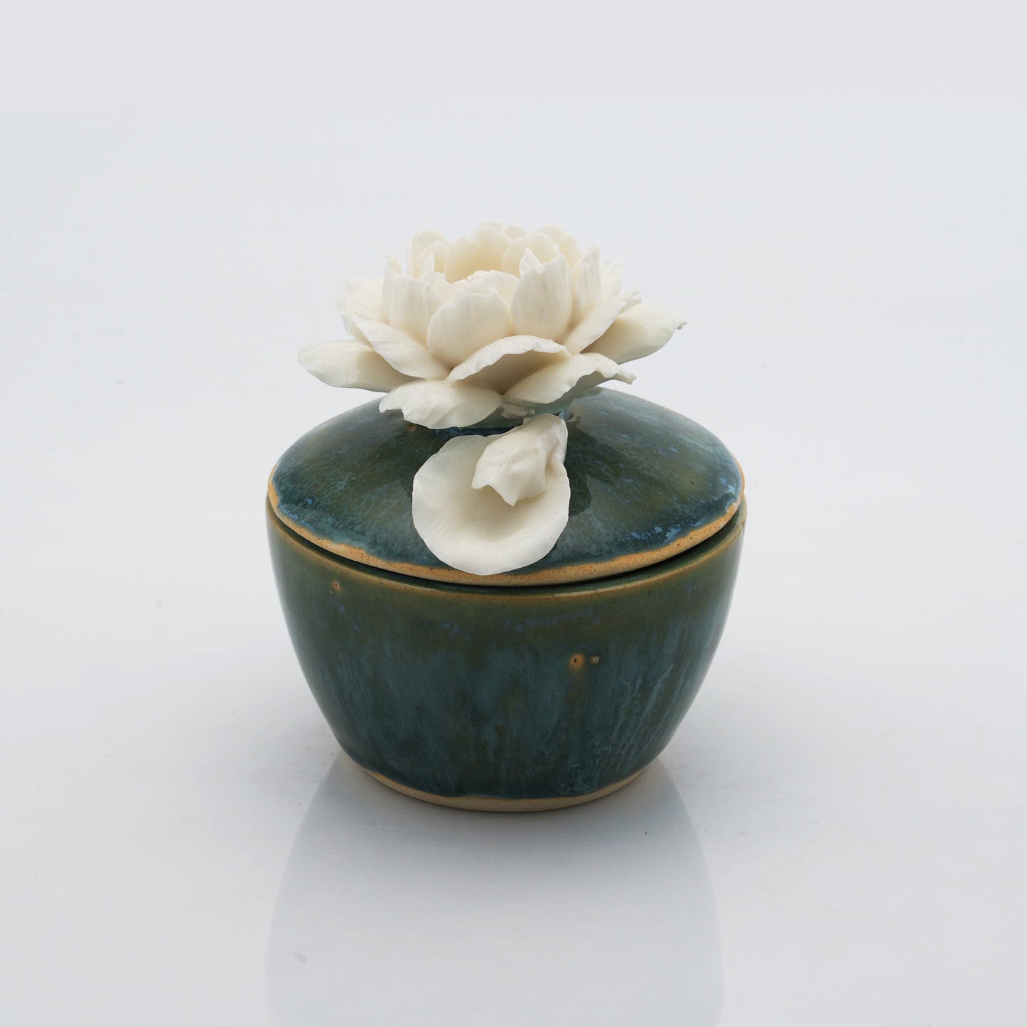 Gardenia Flower Candle Jar