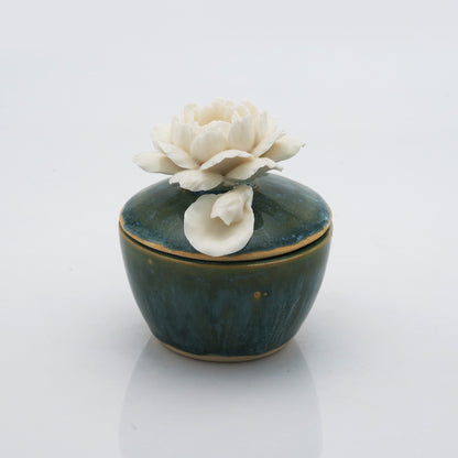 Gardenia Flower Candle Jar