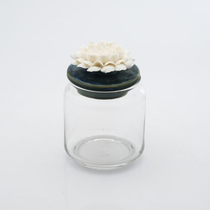Gardenia Glass Candle Jar