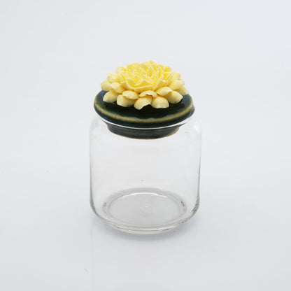 Gardenia Glass Candle Jar