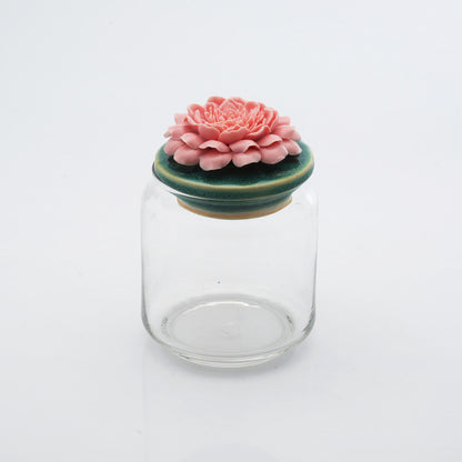 Gardenia Glass Candle Jar