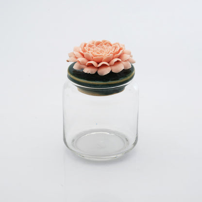 Gardenia Glass Candle Jar
