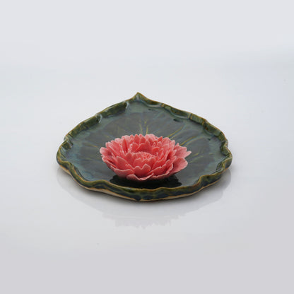 Peony Leaf Plate