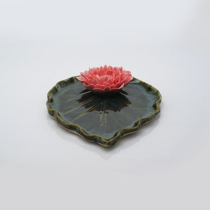 Peony Leaf Plate