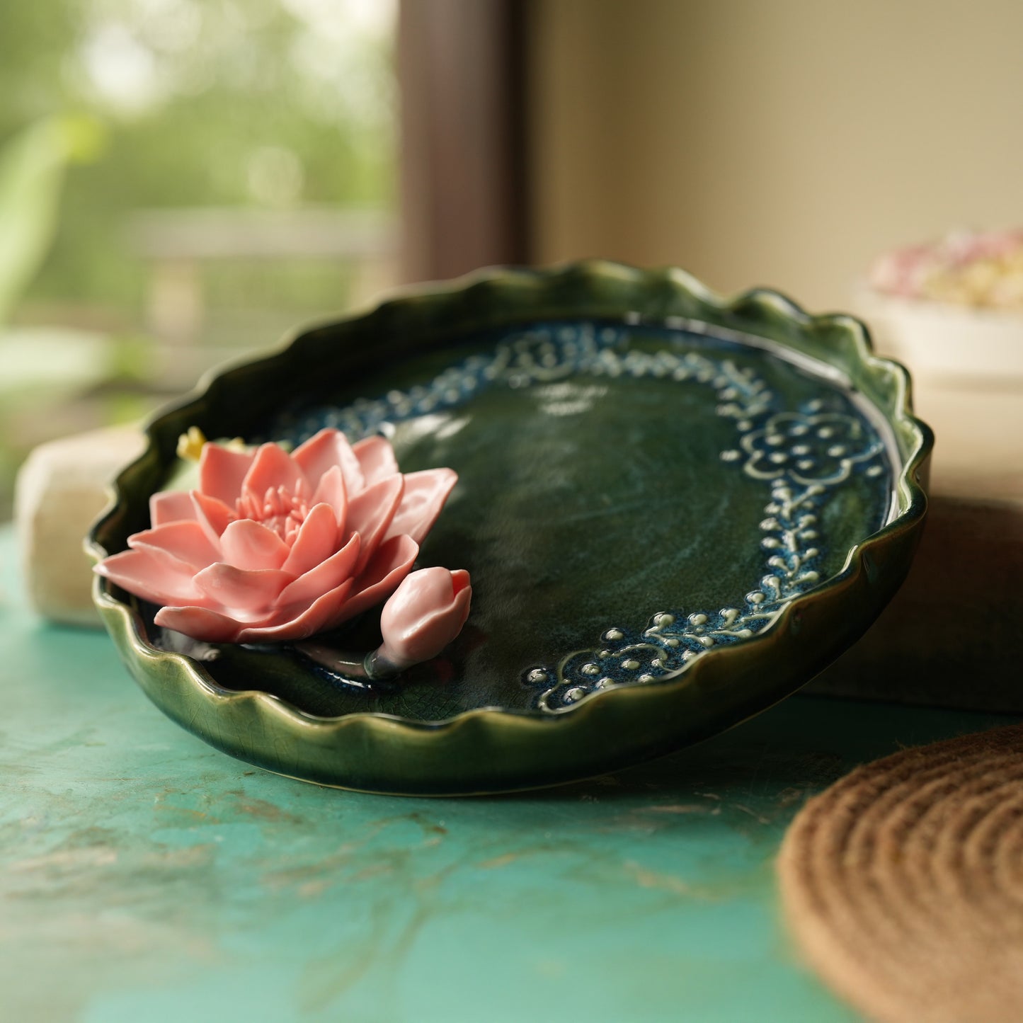 Lotus Pooja Thali
