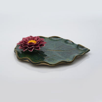 Poinsettia Leaf Plate