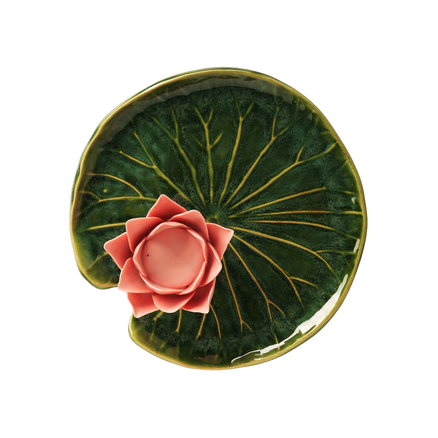 Lotus Leaf Tea Light Candle Holder