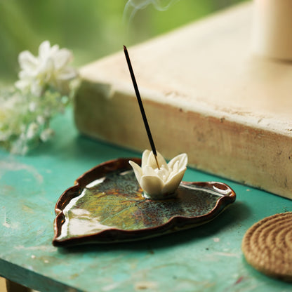 Paan Patta with Jasmine Leaf Plate