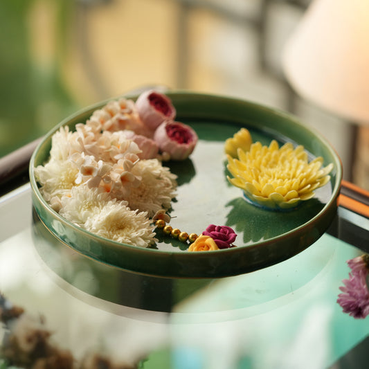 Water Lily Pooja Thali