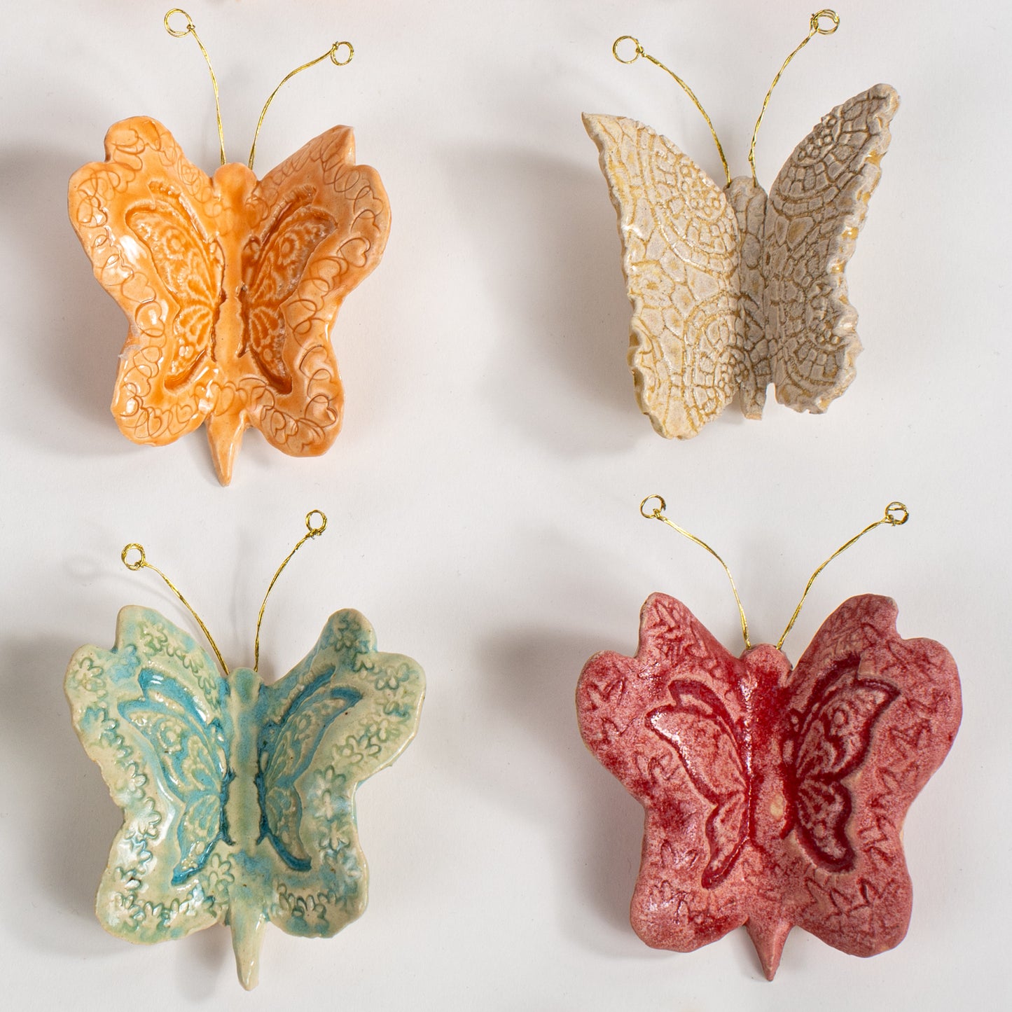 Textured Butterfly Wall Art (Single Piece)