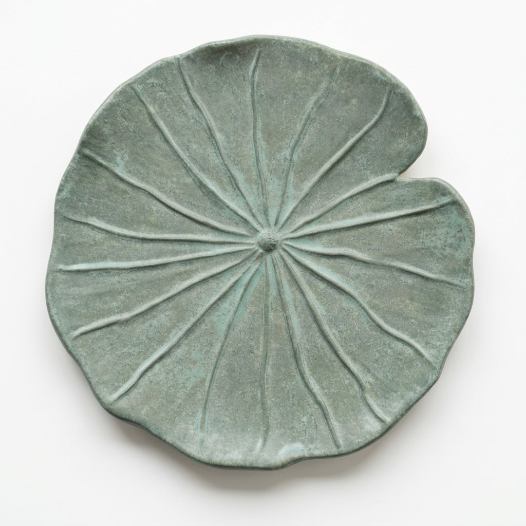 Misty Sage Ceramic Leaf