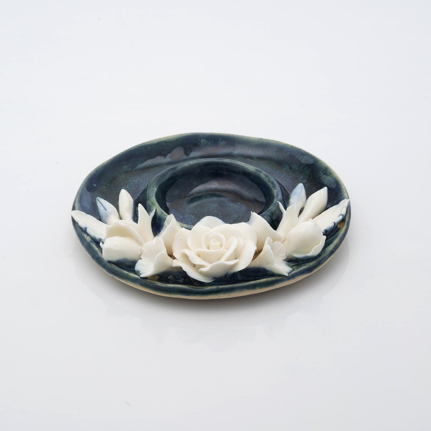 Classic Floral Tea Light Candle Holder