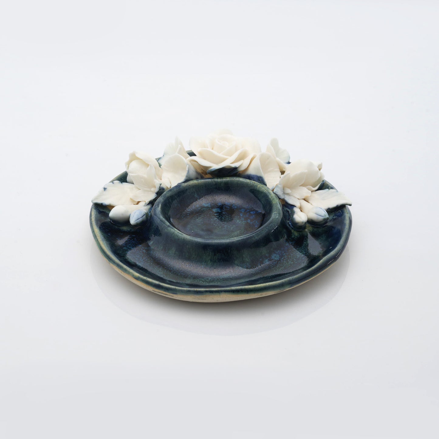 Classic Floral Tea Light Candle Holder
