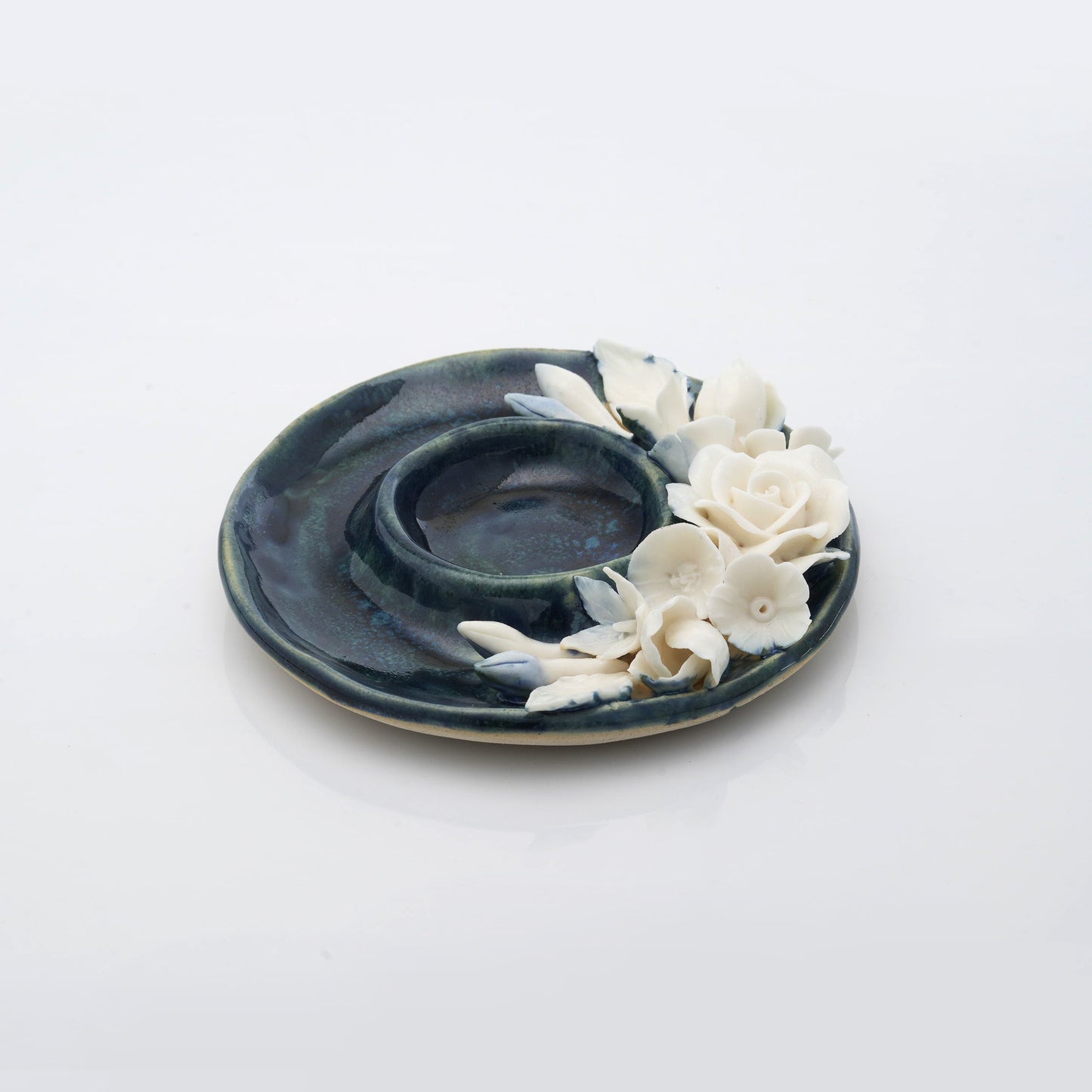 Classic Floral Tea Light Candle Holder