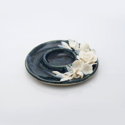 Classic Floral Tea Light Candle Holder