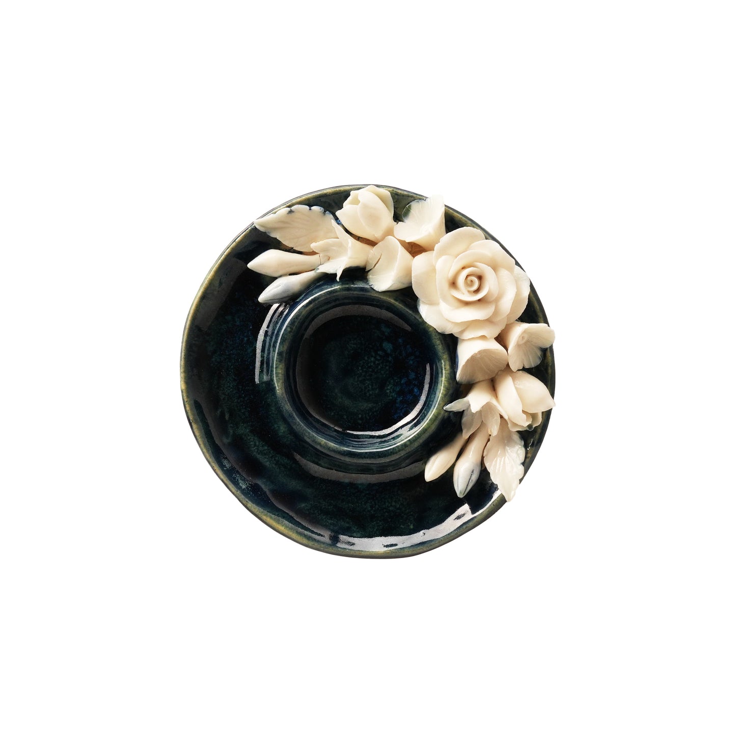 Classic Floral Tea Light Candle Holder
