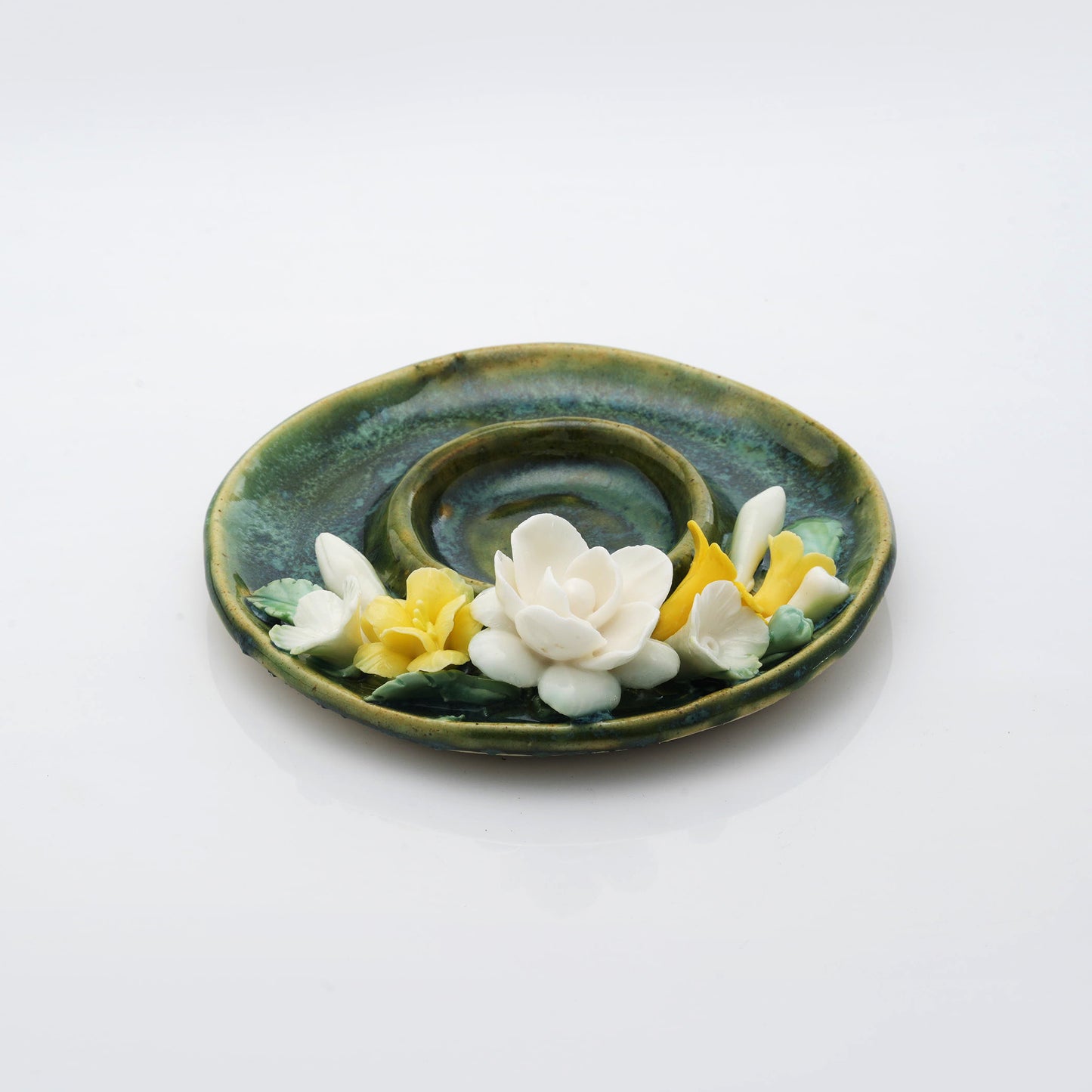 Classic Floral Tea Light Candle Holder