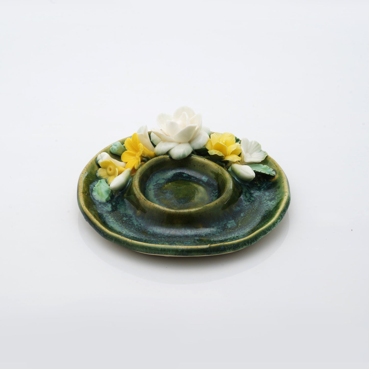 Classic Floral Tea Light Candle Holder