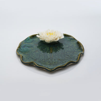 Peony Leaf Plate