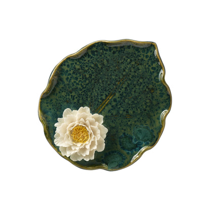 Peony Leaf Plate