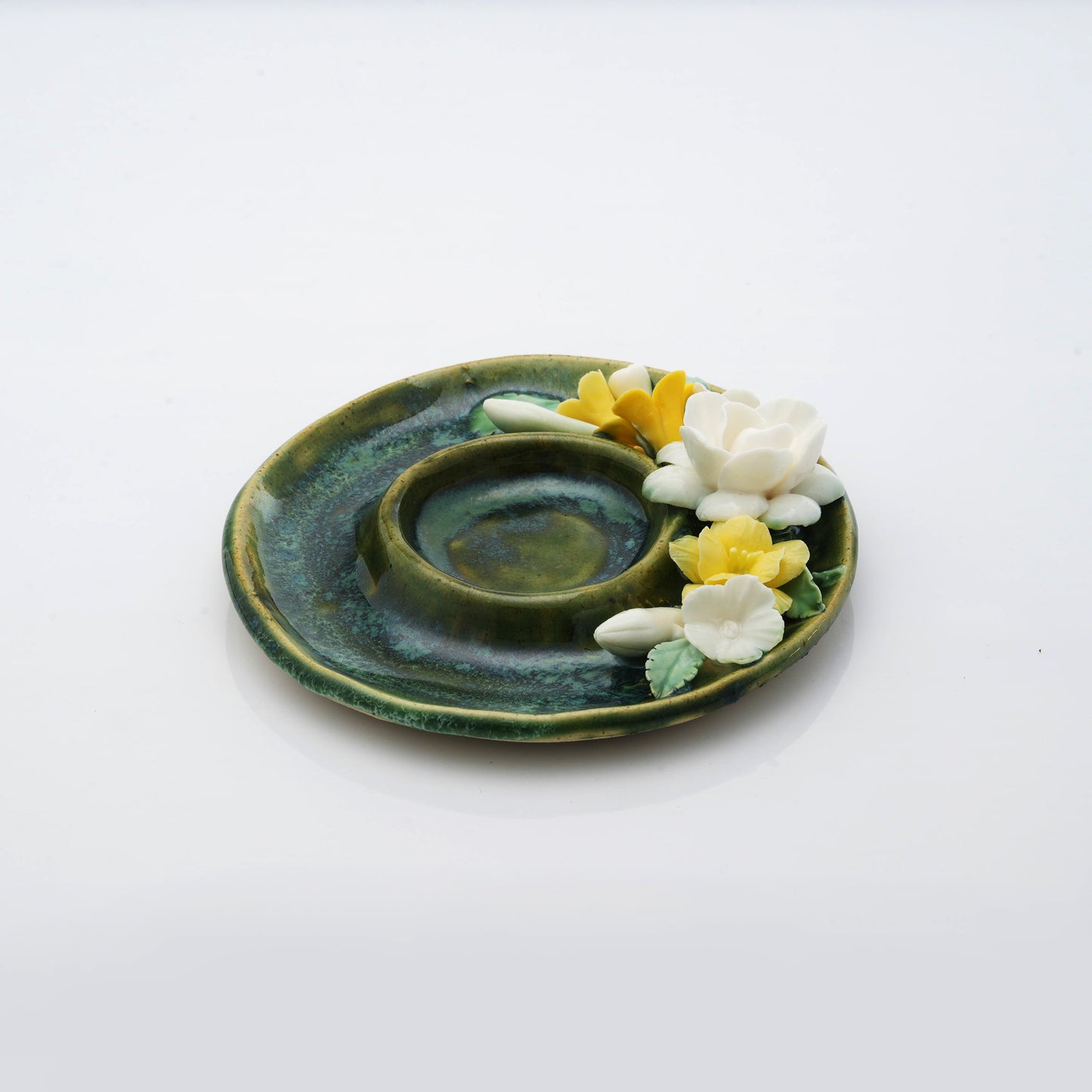 Classic Floral Tea Light Candle Holder