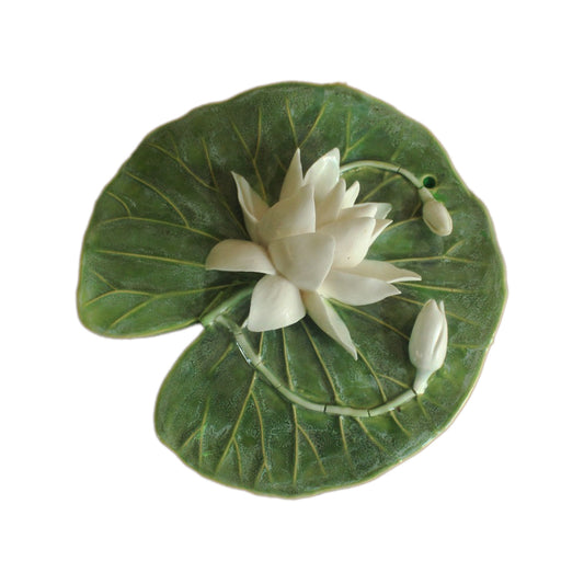 Brahma Kamal Pure Wall Flower Plate