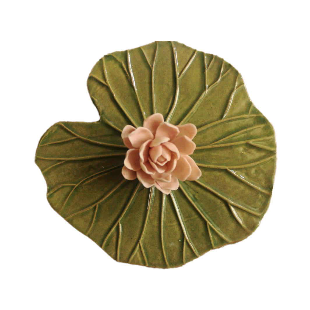 Coral Charm Wall Flower Plate