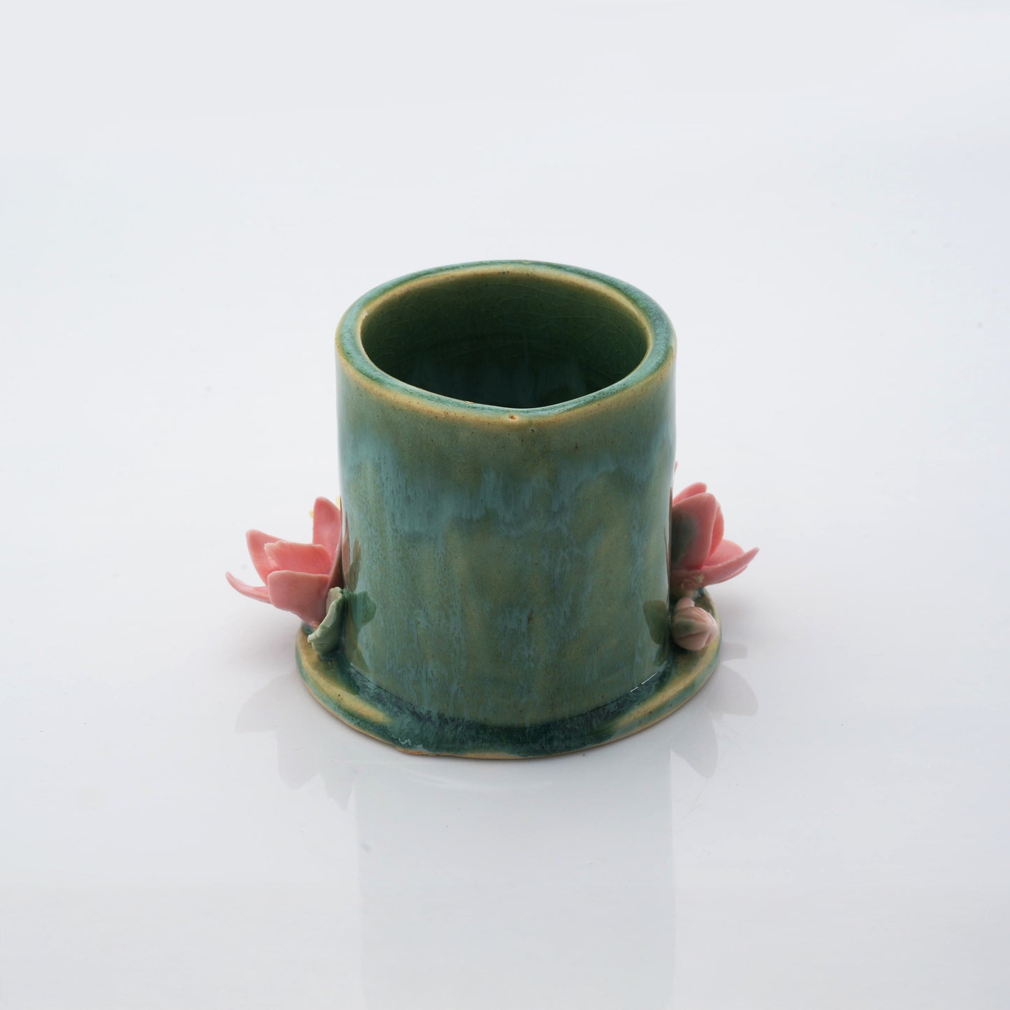 Rustic Cylindrical Tea Light Candle Holder