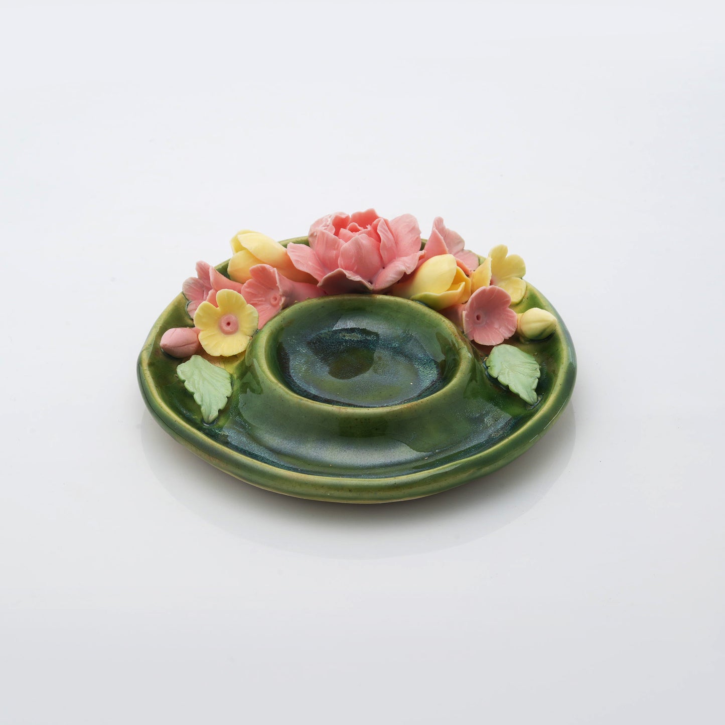 Classic Floral Tea Light Candle Holder