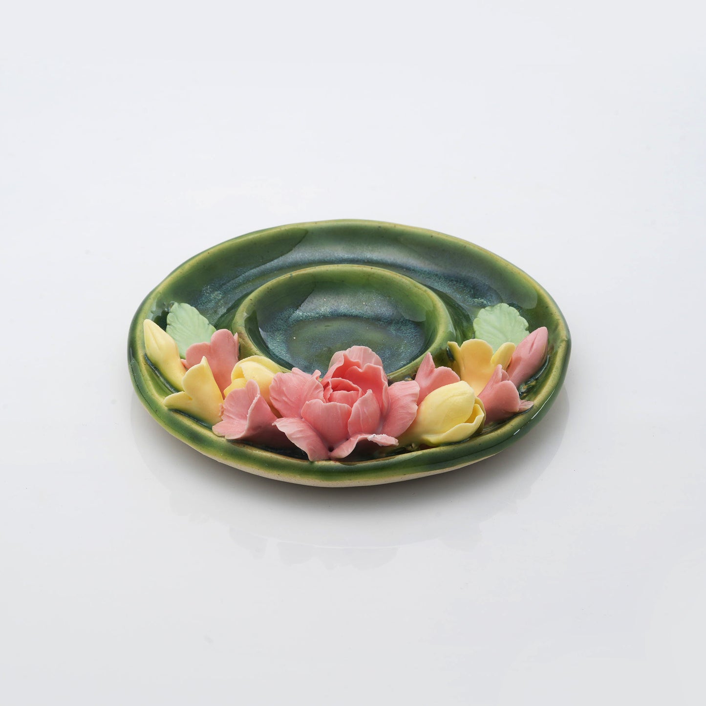 Classic Floral Tea Light Candle Holder