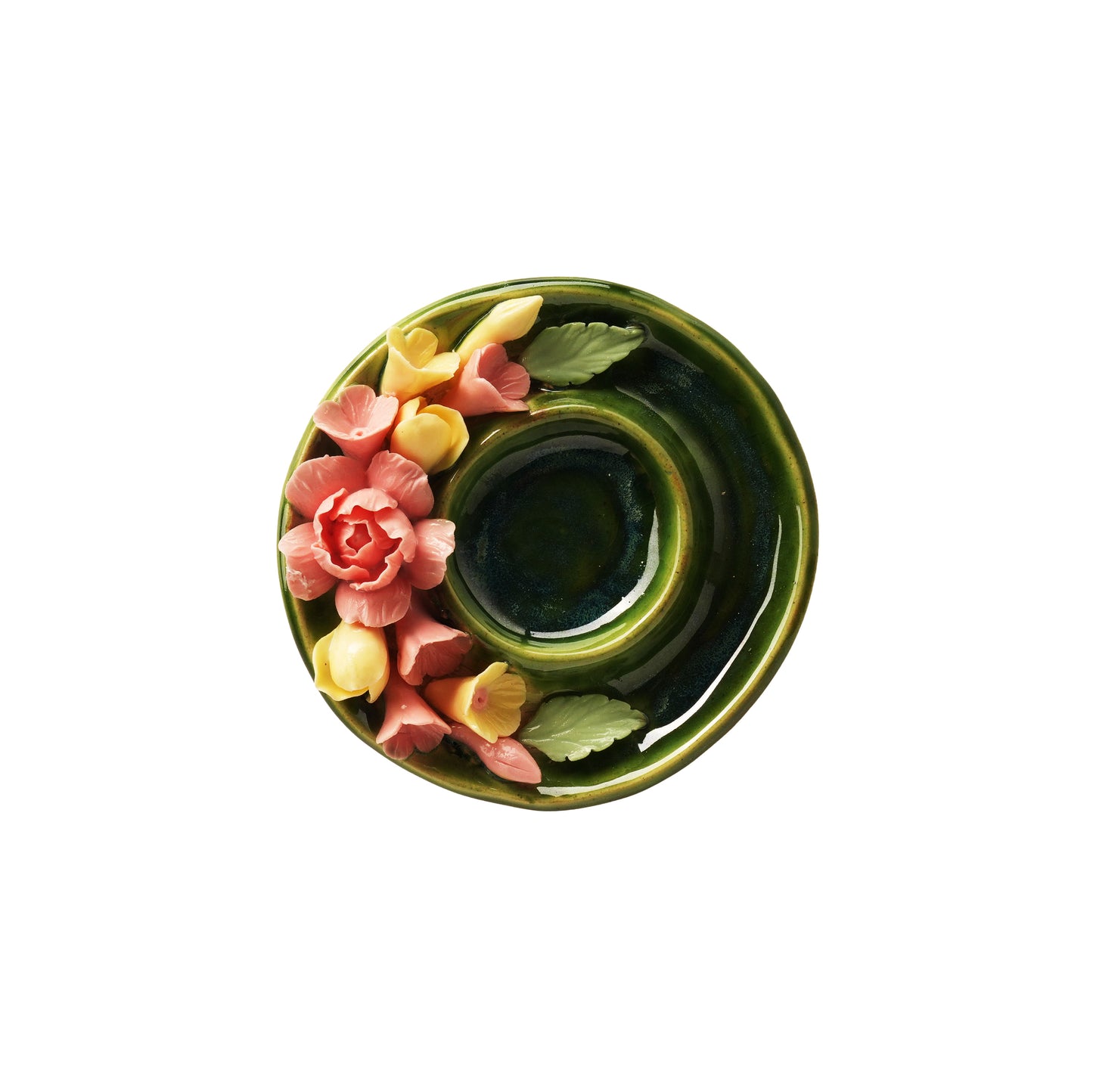 Classic Floral Tea Light Candle Holder